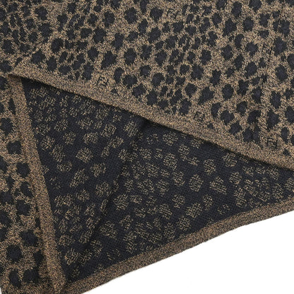 Fendi Setup Suit Cardigan Skirt Leopard Brown #42 #40