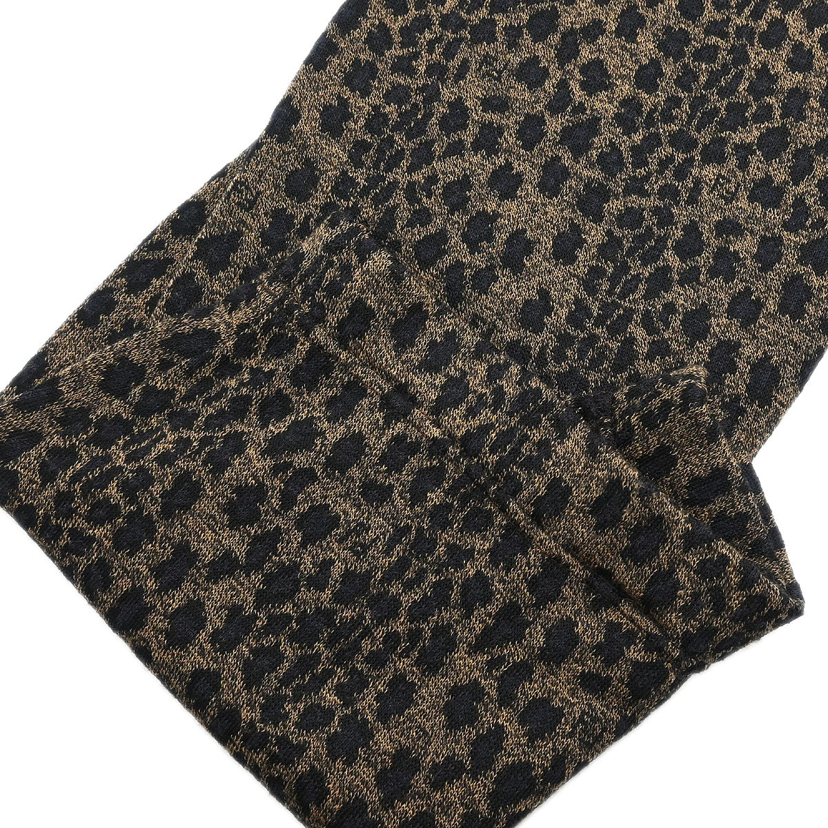 Fendi Setup Suit Cardigan Skirt Leopard Brown #42 #40