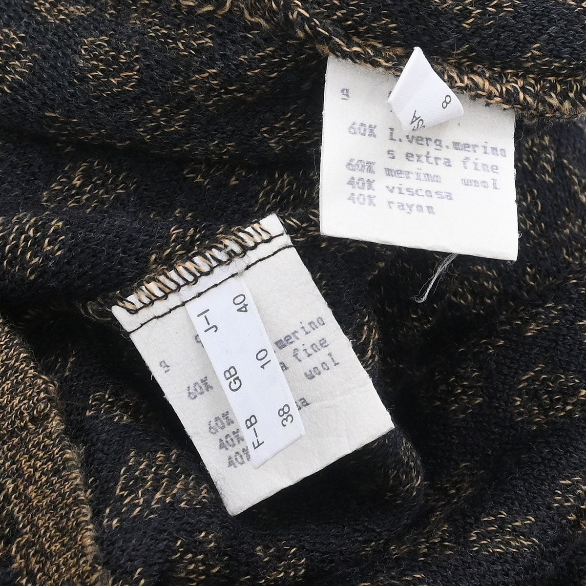 Fendi Setup Suit Cardigan Skirt Leopard Brown #42 #40