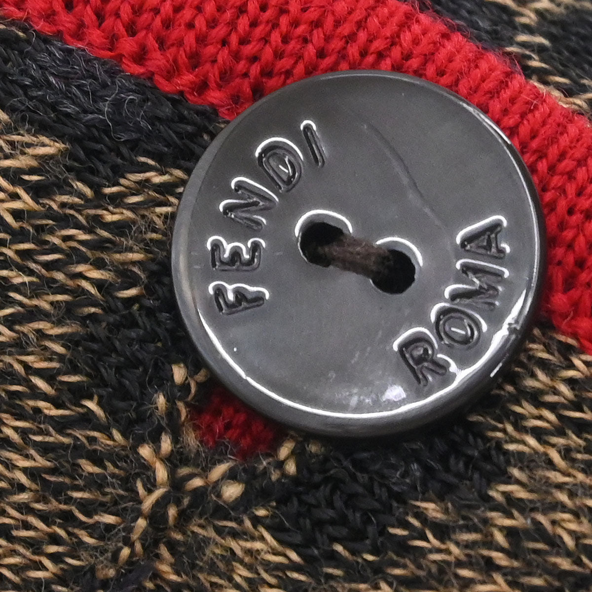 Fendi Setup Suit Cardigan Skirt Leopard Brown #42 #40