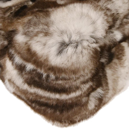 Chanel * Brown Orylag Fur 2.55 Classic Double Flap Shoulder Bag