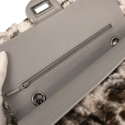 Chanel * Brown Orylag Fur 2.55 Classic Double Flap Shoulder Bag