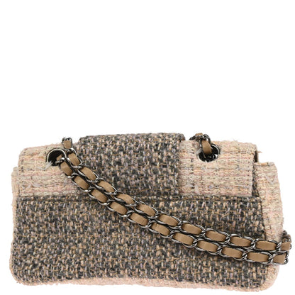 Chanel Pink Tweed Shoulder Bag