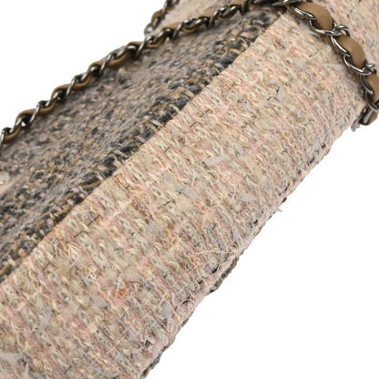 Chanel Pink Tweed Shoulder Bag