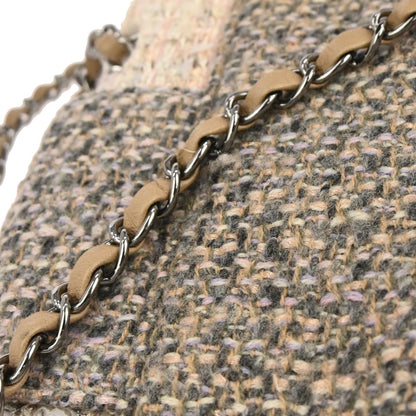Chanel Pink Tweed Shoulder Bag