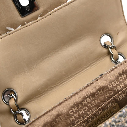 Chanel Pink Tweed Shoulder Bag