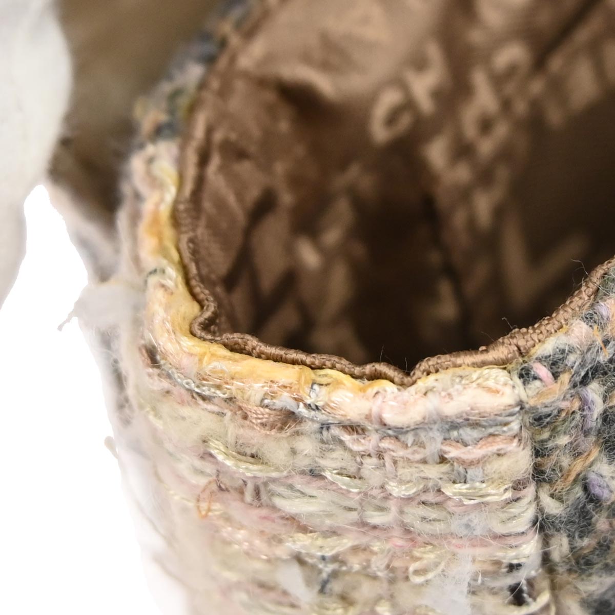 Chanel Pink Tweed Shoulder Bag