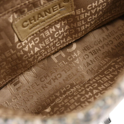 Chanel Pink Tweed Shoulder Bag