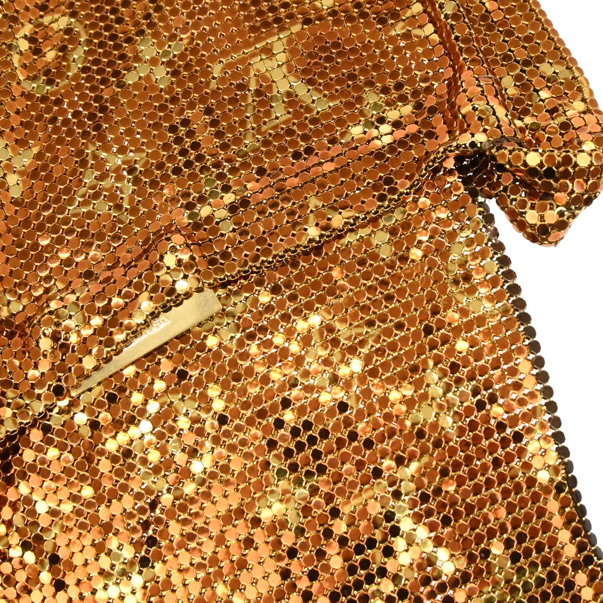 Louis Vuitton Gold Monogram Mesh Frances Shoulder Bag M92287