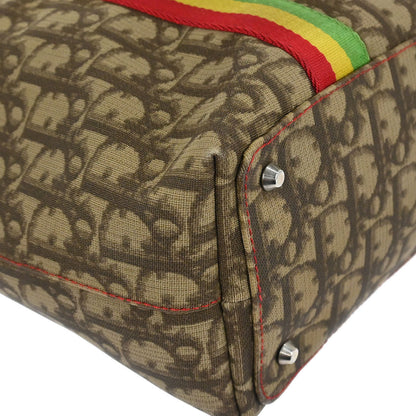 Christian Dior Brown Rasta-Color Trotter Tote Handbag