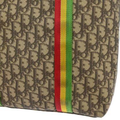 Christian Dior Brown Rasta-Color Trotter Tote Handbag