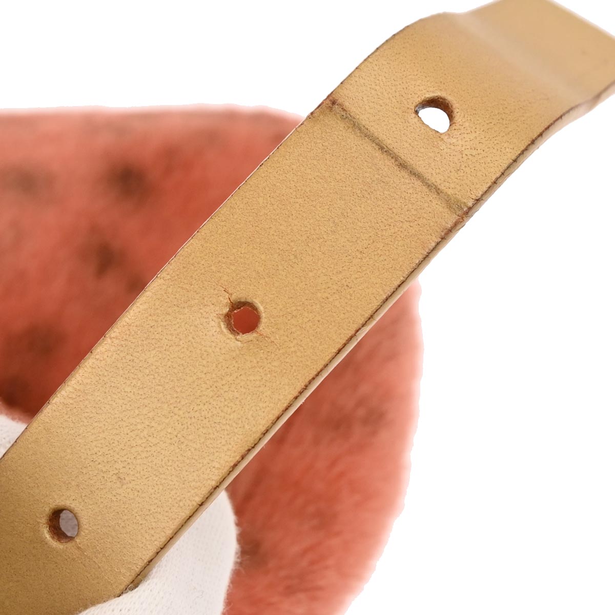 Fendi * Orange Pony Hair Baguette Handbag