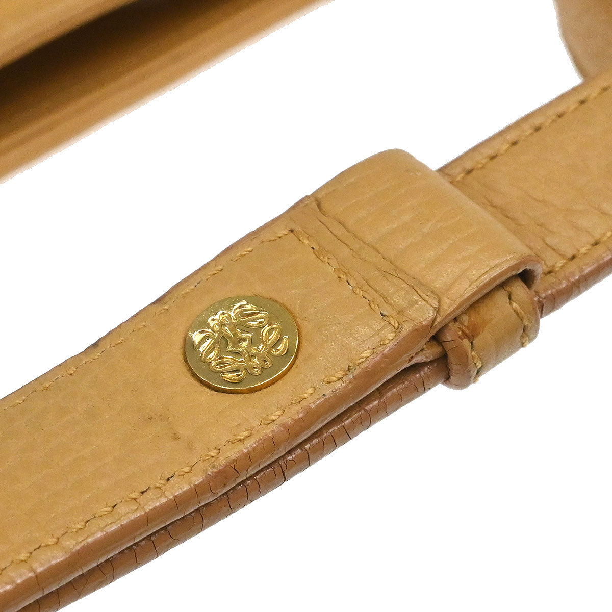 Loewe Beige Leather Shoulder Bag