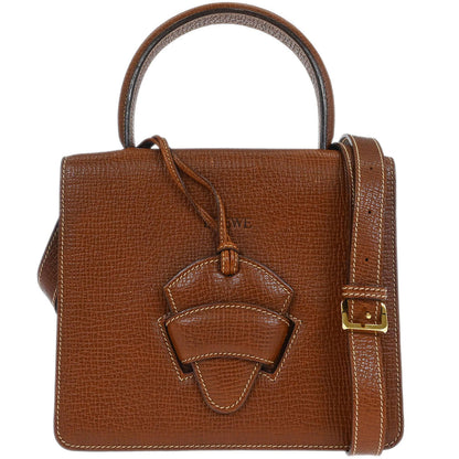 Loewe Brown Barcelona 2way Shoulder Handbag