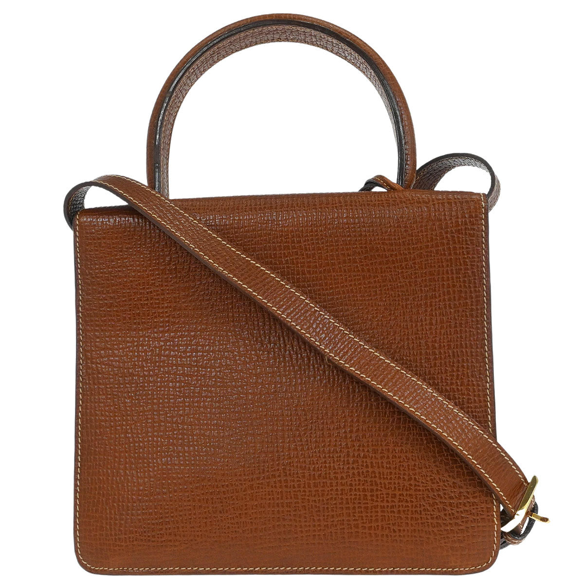 Loewe Brown Barcelona 2way Shoulder Handbag