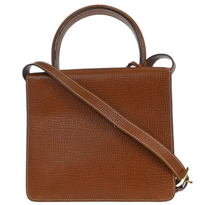 Loewe Brown Barcelona 2way Shoulder Handbag