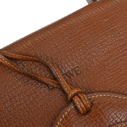 Loewe Brown Barcelona 2way Shoulder Handbag
