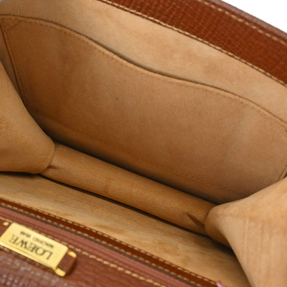 Loewe Brown Barcelona 2way Shoulder Handbag