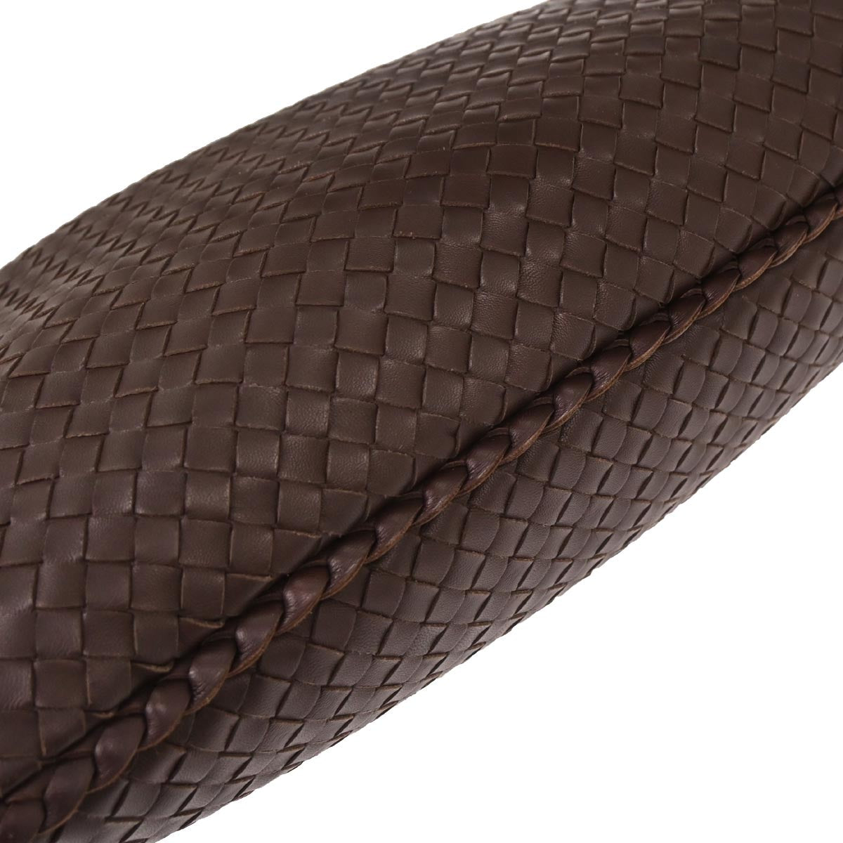 Bottega Veneta Brown Leather Intrecciato Hobo Handbag