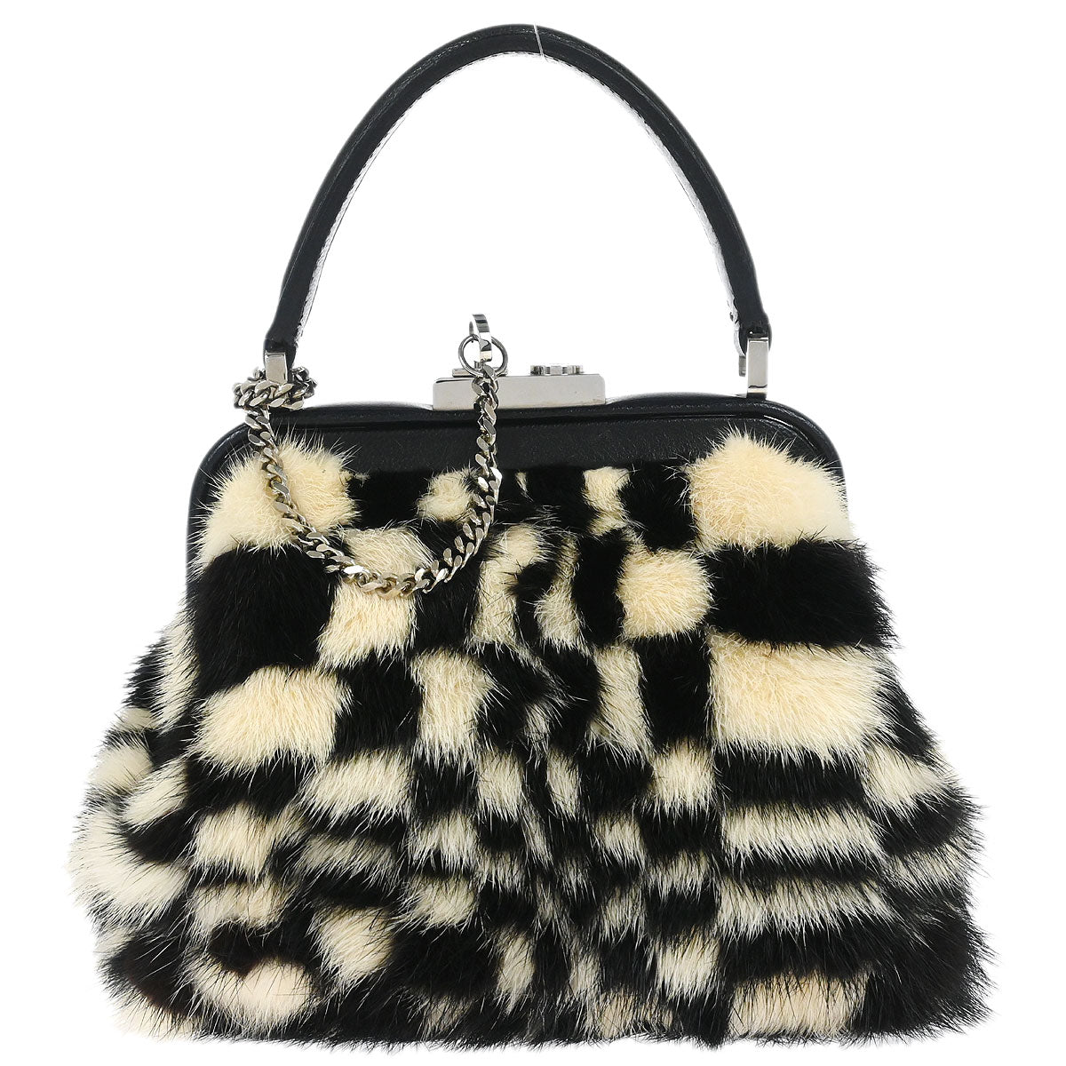 Celine * Black Mink Fur Handbag