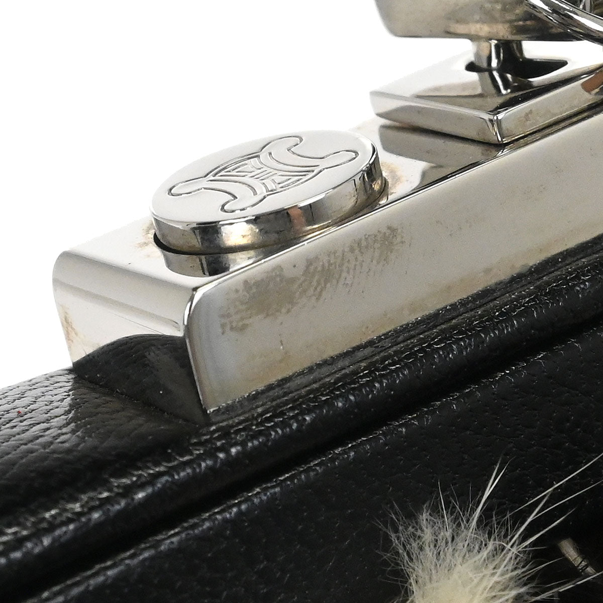 Celine * Black Mink Fur Handbag