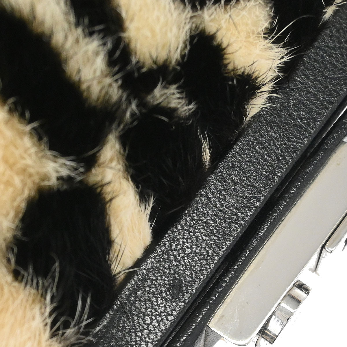 Celine * Black Mink Fur Handbag