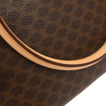 Celine * Brown Macadam 2way Shoulder Handbag
