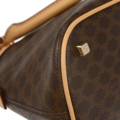 Celine * Brown Macadam 2way Shoulder Handbag
