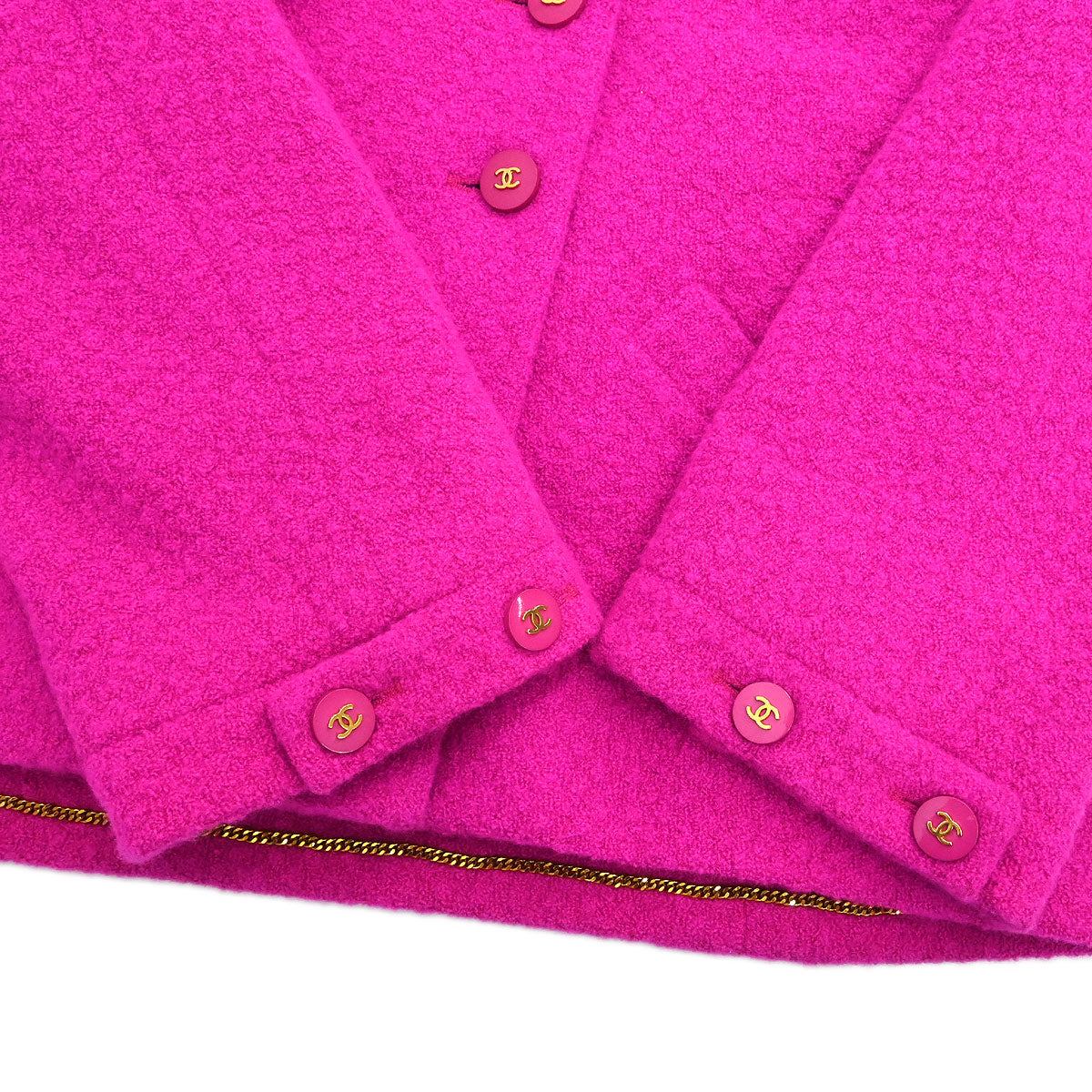 Chanel 1995 Double Breasted Jacket Pink #38