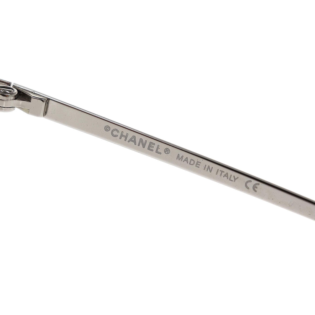 Chanel Sunglasses Eyewear Brown Rhinestone Small Good