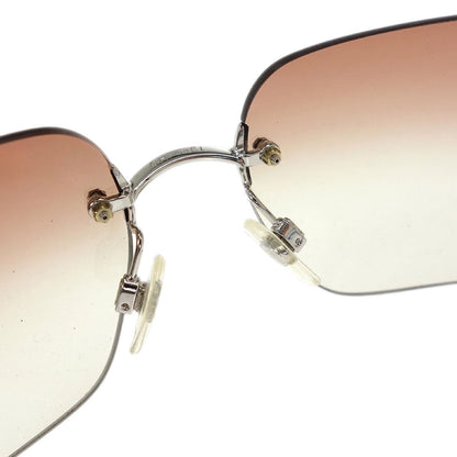 Chanel Sunglasses Eyewear Brown Rhinestone Small Good