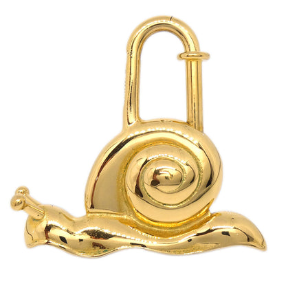 Hermes Snail 1995 Annee De la Route Cadena Gold Small Good