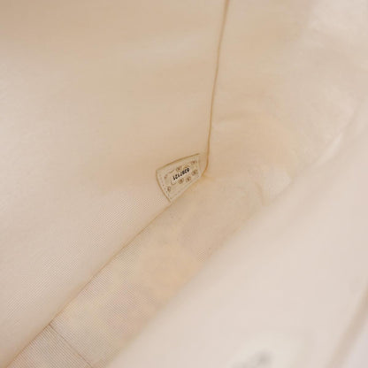 Chanel 1997-1999 White Canvas Flower Tote Handbag