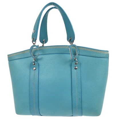 Christian Dior Turquoise Blue Leather Handbag