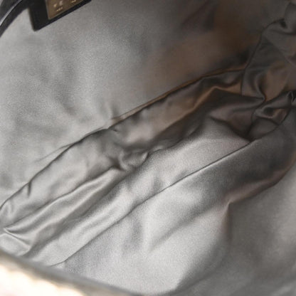 Fendi White Wool Mamma Baguette Handbag