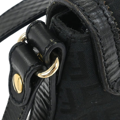 Fendi Black Zucchino Shoulder Bag