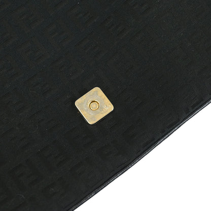 Fendi Black Zucchino Shoulder Bag