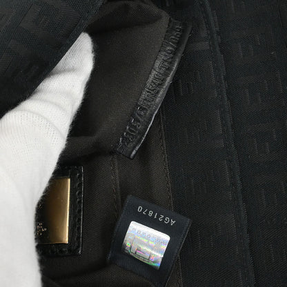 Fendi Black Zucchino Shoulder Bag