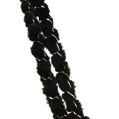 Chanel 2009-2010 Black Faux Fur Tote Handbag