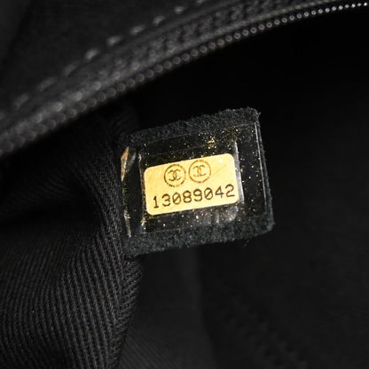 Chanel 2009-2010 Black Faux Fur Tote Handbag