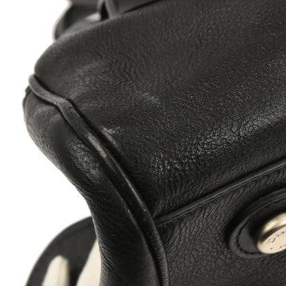 Christian Dior Black Leather My Dior Duffle Handbag