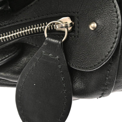 Christian Dior Black Leather My Dior Duffle Handbag