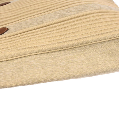 Hermes Beige Toile Denim Canelee Cabas Calicut Tote Bag