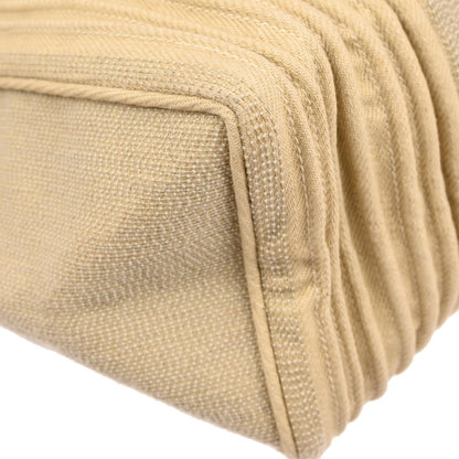 Hermes Beige Toile Denim Canelee Cabas Calicut Tote Bag