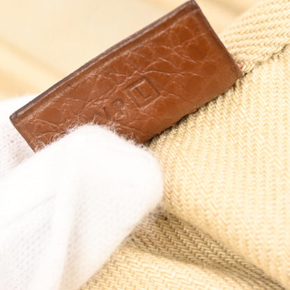 Hermes Beige Toile Denim Canelee Cabas Calicut Tote Bag