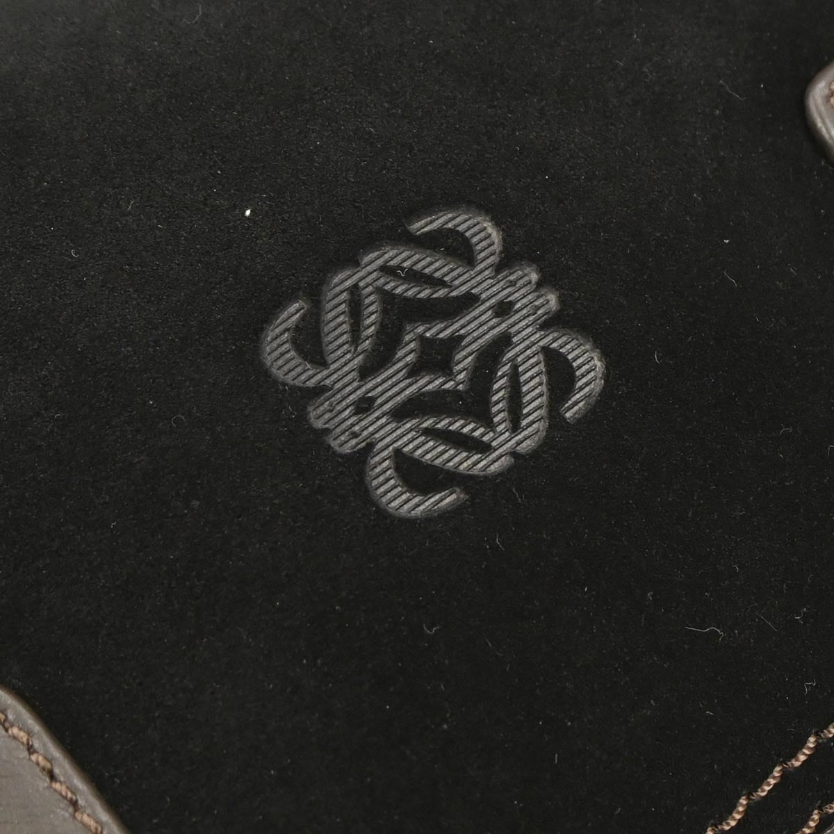 Loewe Black Suede Briefcase 2way Shoulder Handbag