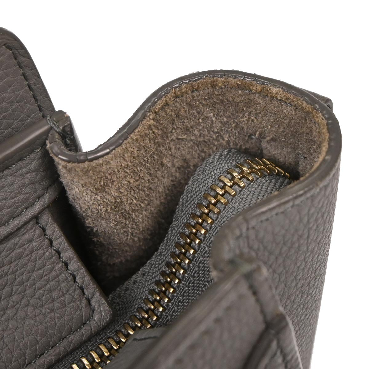 Celine Gray Nano Luggage 2way Shoulder Tote Bag