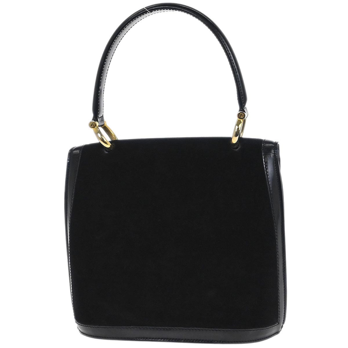 Celine Black Suede Handbag