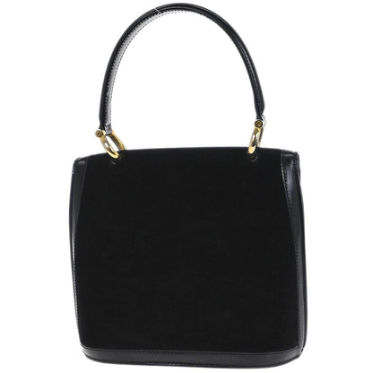 Celine Black Suede Handbag
