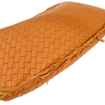 Bottega Veneta Orange Intrecciato Hobo Handbag